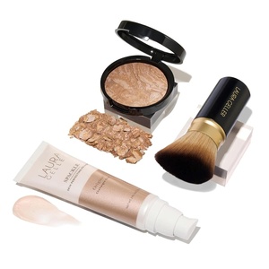 image:imageLAURA GELLER NEW YORK Everyday Routine Kit Balance n Brighten Medium  Retractable Angled Kabuki Brush  Spackle Makeup Primer Champagne Glow04 Medium  Champagne Glow