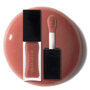 image:imageLAURA GELLER NEW YORK Fine Shine Glossy Lip Oil Duo Sweet Pink  Glass Half Full  Clear Pink Lip Gloss with Hydrating Squalane01 Neutral Zone