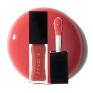 image:imageLAURA GELLER NEW YORK Fine Shine Glossy Lip Oil Duo Sweet Pink  Glass Half Full  Clear Pink Lip Gloss with Hydrating Squalane05 Rose Garden