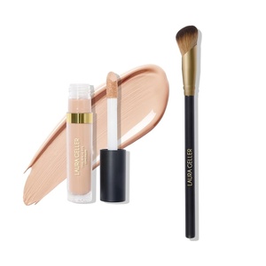 image:imageLAURA GELLER NEW YORK The Under Cover Kit Ideal Fix Concealer  Precision Angled Concealer Brush 01 Porcelain02 Fair