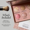 image:imageLAURA GELLER Baked Icons Full Face Palette in Medium amp Airbrush Kabuki Brush Set for Mature Skin  Two Baked Foundations Blush Bronzer Highlighter Eyeshadow  Seamless Blending Brush
