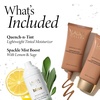 image:imageLAURA GELLER Spackle Mist Lemon amp Sage  QuenchnTint Dewy Makeup Setting Spray  QuenchnTint Foundation LightMedium