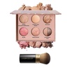 image:imageLAURA GELLER Baked Icons Full Face Palette in Light amp Airbrush Kabuki Brush Set for Mature Skin  Two Baked Foundations Blush Bronzer Highlighter Eyeshadow  Seamless Blending Brush