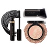 image:imageLAURA GELLER Balance n Brighten Foundation Porcelain  Retractable Angled Kabuki Brush  Kajal Mascara Black