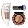 image:imageLAURA GELLER Balance n Brighten Foundation Tan  Retractable Angled Kabuki Brush  Spackle Makeup Primer Ethereal Rose Glow
