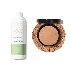 image:imageLAURA GELLER Baked BalancenBrighten Powder Foundation Golden Medium  Spackle Mist Boost