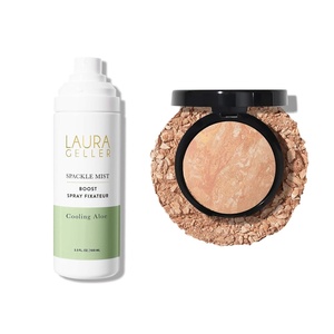 image:imageLAURA GELLER Baked BalancenBrighten Powder Foundation Light  Spackle Mist Boost