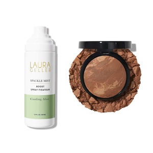 image:imageLAURA GELLER Baked BalancenBrighten Powder Foundation Toffee  Spackle Mist Boost