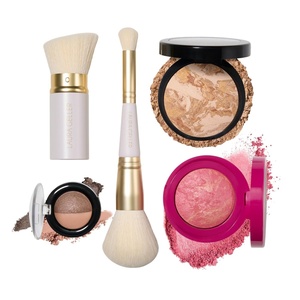 image:imageLAURA GELLER NEW YORK Daily Routine Kit  Porcelain  Limited Edition Makeup Set  Includes Baked Foundation for Mature Skin Exclusive Blush Eyeshadow Retractable Kabuki BrushMedium