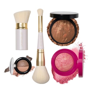 image:imageLAURA GELLER NEW YORK Daily Routine Kit  Porcelain  Limited Edition Makeup Set  Includes Baked Foundation for Mature Skin Exclusive Blush Eyeshadow Retractable Kabuki BrushToffee