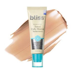 image:imageBliss Block Star Tinted Mineral Face Sunscreen SPF 30  14 Fl Oz  RadiantBlock Star Tinted SPF