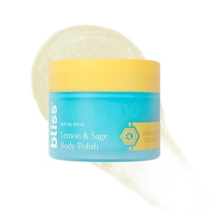 image:imageBliss SatinSkin Lemon and Sage Body Polish Scrub  85 Oz  Gentle FormulaLemon  Sage with Shea Butter
