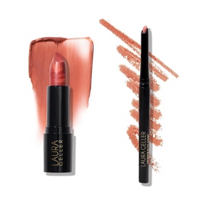 image:imageLAURA GELLER NEW YORK Italian Marble Sheer Lipstick Peach Bellini  Modern Classic Lip Liner Nice Neutral