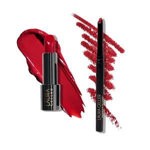 image:imageLAURA GELLER NEW YORK Modern Classic Duo  Lipstick  Lip Liner  UltraRich Color  Luxurious and Lightweight  Cream Finish 02 Mauve Majesty Lipstick  Major Mauve Lip Liner01 Red Radiance Lipstick  Ritzy Red Lip Liner