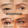 image:imageLAURA GELLER NEW YORK Bravo Brows Soft Pencil and Brush Dark Brown and Cosmetic Pencil Sharpener