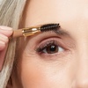 image:imageLAURA GELLER NEW YORK Bravo Brows Soft Pencil and Brush Medium Brown and Cosmetic Pencil Sharpener