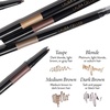 image:imageLAURA GELLER NEW YORK INKcredible Waterproof Brow Pencil Blending Spoolie Brush  Long Lasting Eyebrow Filler 02 Taupe03 Medium Brown