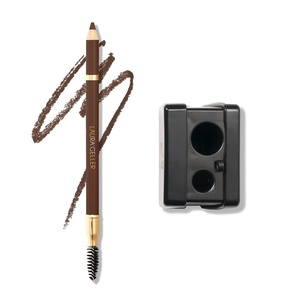 image:imageLAURA GELLER NEW YORK Bravo Brows Soft Pencil and Brush Dark Brown and Cosmetic Pencil Sharpener