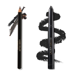 image:imageLAURA GELLER NEW YORK Marble Eyes Multidimensional Eyeliner Pencil Black Diamonds and Kajal Longwear Kohl Eyeliner Soft Black