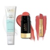 image:imageLAURA GELLER NEW YORK Hydration Heroes Kit Spackle Primer Hydrate  Jelly Balm Tinted Lip Balm In the Buff  Serum Blush Cheek Tint In the Buff Lip Balm  Practical Pink BlushJust Peachy Lip Balm  Poppy Peach Blush
