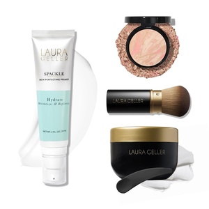 image:imageLAURA GELLER Cold Cream Cleanser  BalancenBrighten Porcelain  Spackle Hydrate  Airbrush Kabuki Brush