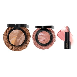 image:imageLAURA GELLER Marble Magic Kit Balance n Brighten Fair  Blush n Brighten Pink Buttercream  Italian Marble Lipstick Berry Vanilla06 Tan