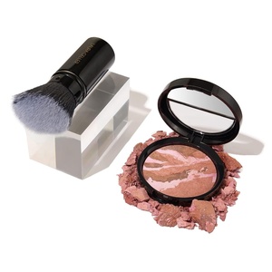 image:imageLAURA GELLER NEW YORK Baked BlushnBronze 2in1 Bronzer Blush Ginger Bronze  Retractable Angled Kabuki BrushGinger Bronze  Retractable Angled Kabuki Brush
