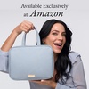 image:imageLAURA GELLER NEW YORK Folding Hanging Travel Makeup Bag Powder Blue