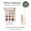 image:imageLAURA GELLER Gilded Honey Glow ThreePiece Makeup Kit Gelato Swirl Eyeshadow Palette Color Luster Lip Gloss amp DualEnded Eyeshadow Brush