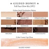 image:imageLAURA GELLER Gilded Honey Glow ThreePiece Makeup Kit Gelato Swirl Eyeshadow Palette Color Luster Lip Gloss amp DualEnded Eyeshadow Brush