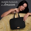 image:imageLAURA GELLER NEW YORK Folding Hanging Travel Makeup Bag Champagne GoldBlack