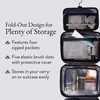 image:imageLAURA GELLER NEW YORK Folding Hanging Travel Makeup Bag Champagne GoldBlack