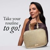 image:imageLAURA GELLER NEW YORK Folding Hanging Travel Makeup Bag Champagne GoldChampagne Gold